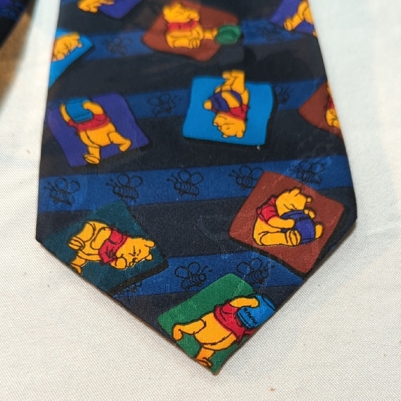 Blue and Orange Silk Patterned Ties - Picture 11 of 13